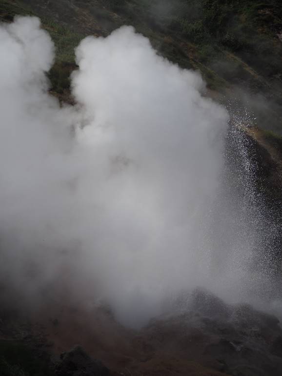 Smoke coming from it

Description automatically generated